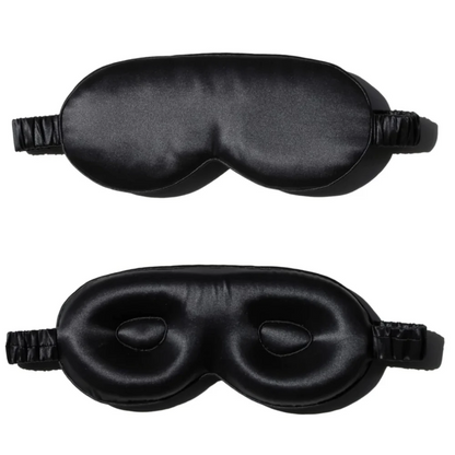 Mulberry Silk 3D Sleep Eye Mask, Skin-Friendly, Breathable, Blackout, Various Colors, 22x9cm