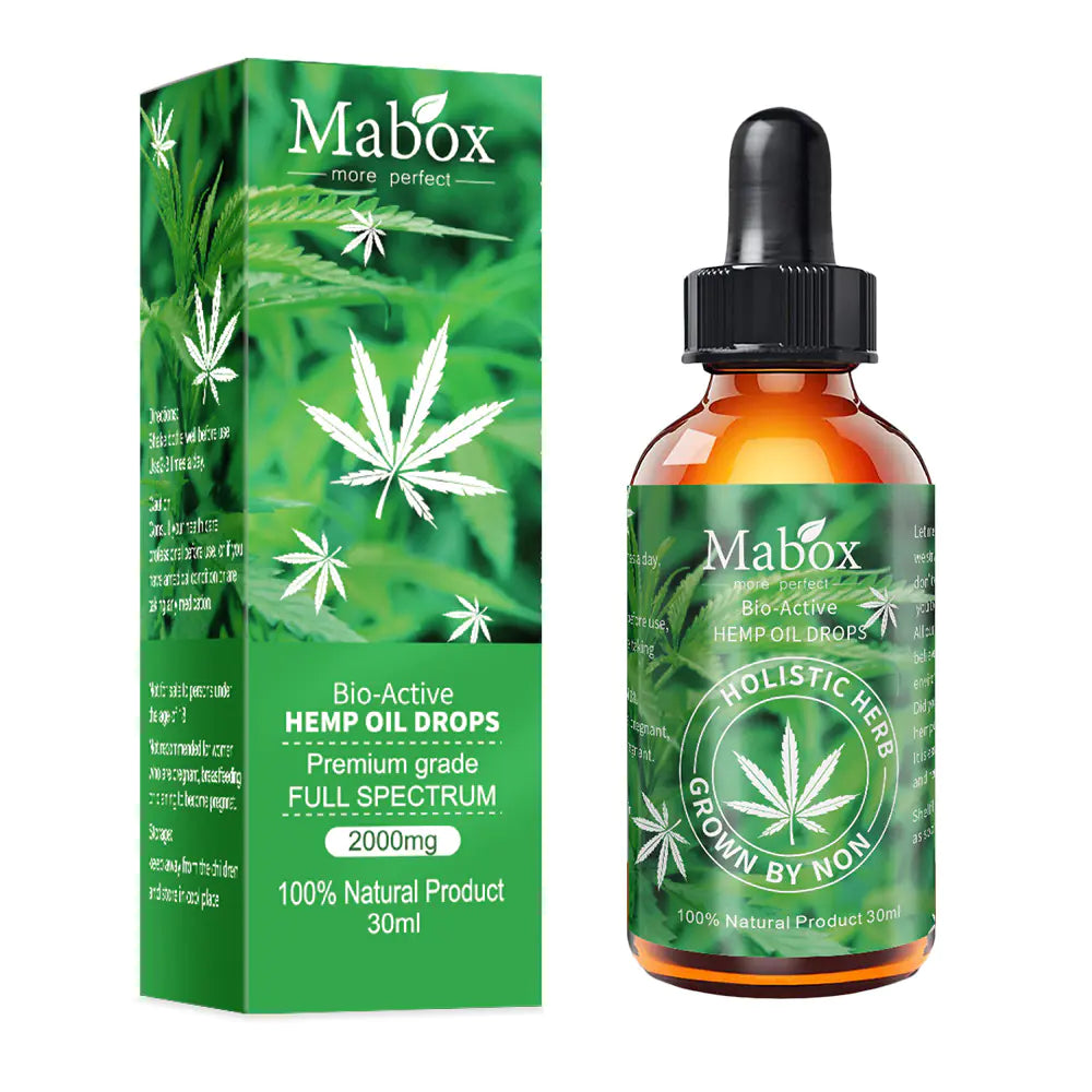Hemp Oil for Stress Relief, Sleep, Hair & Skin Care