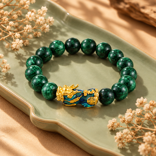 FengShui PiXiu Jade Protection Bracelet