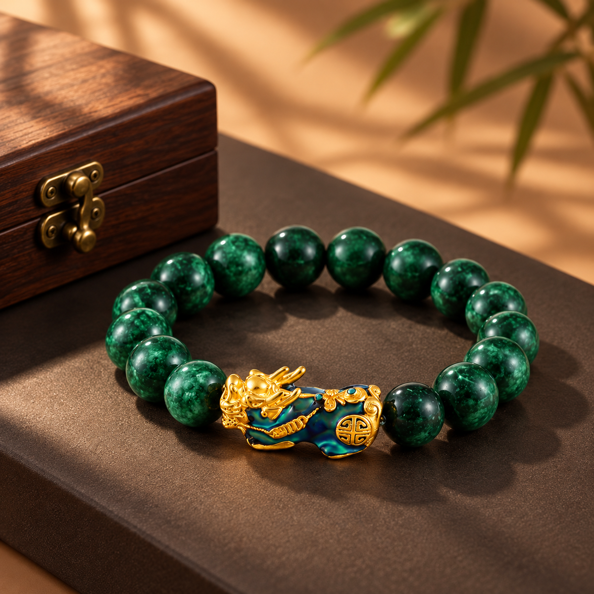 FengShui PiXiu Jade Protection Bracelet