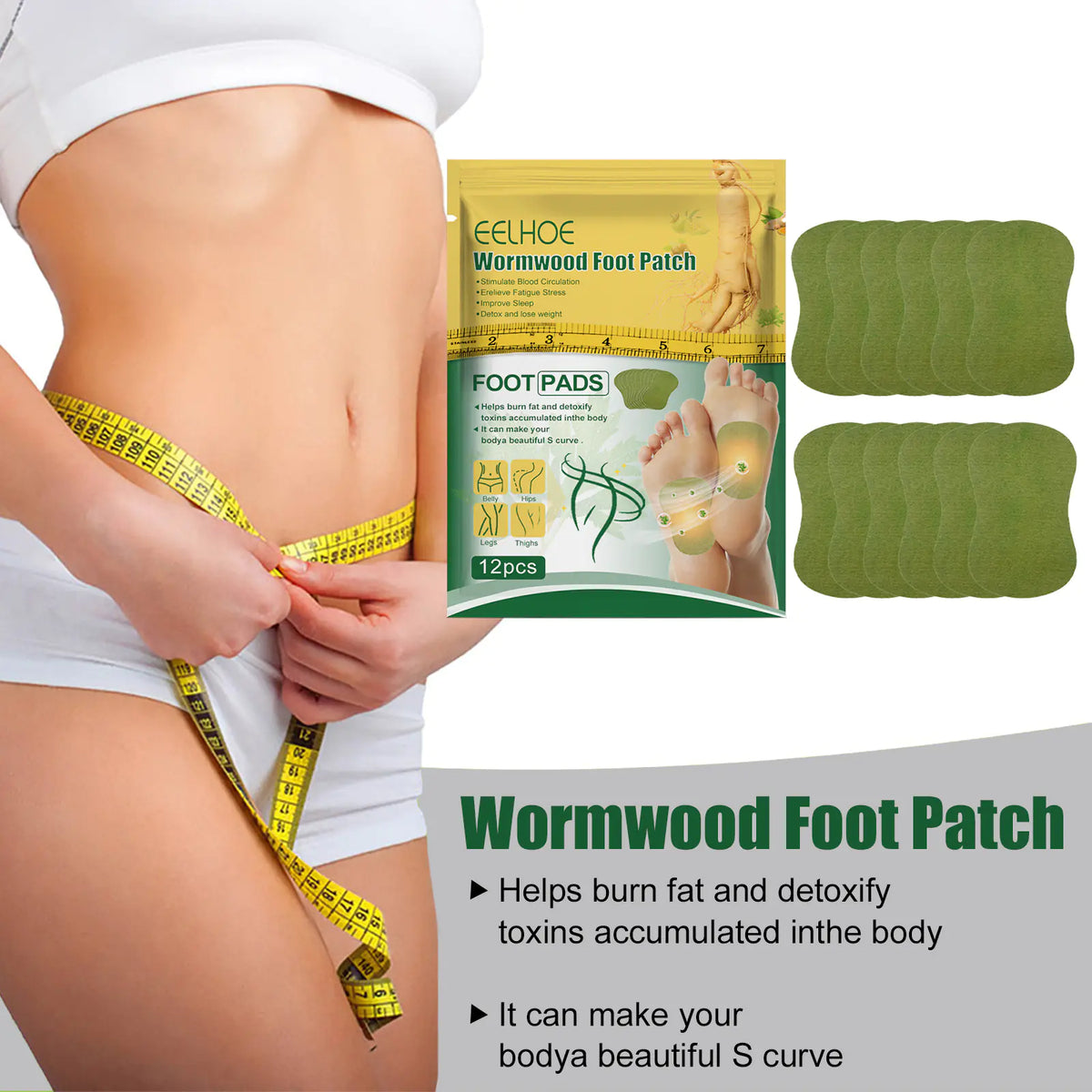 EELHOE Herbal Foot Patches for Stress Relief and Sleep