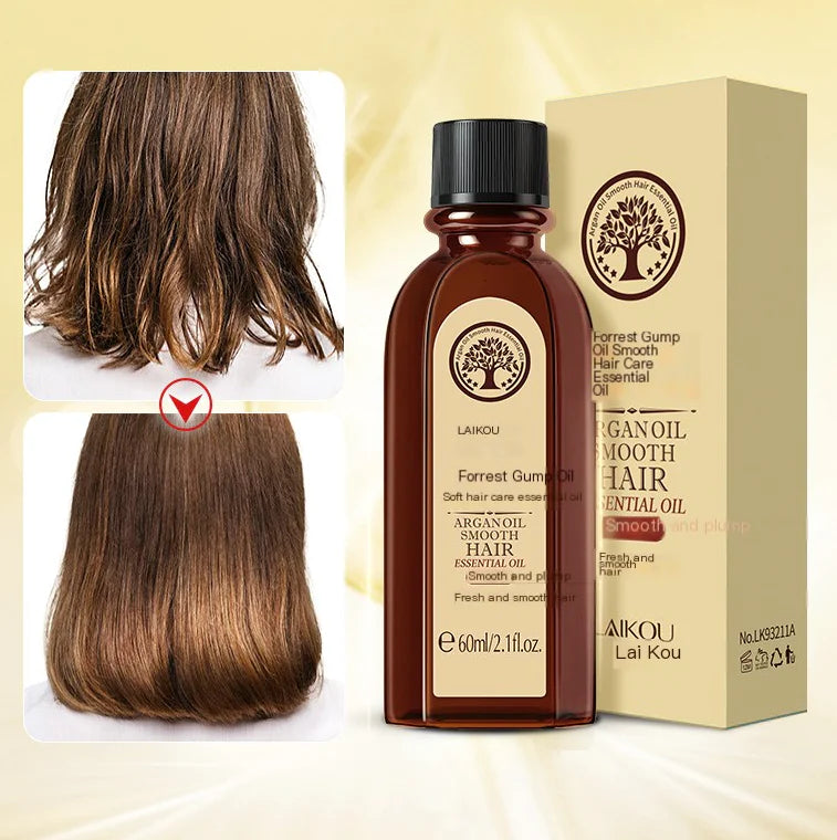Argan Oil Hair Serum for Smooth and Frizz-Free Hair