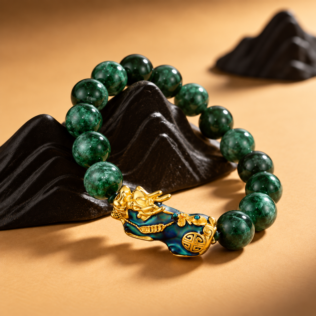 FengShui PiXiu Jade Protection Bracelet