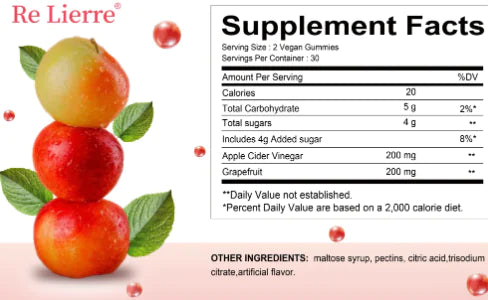 Cider Vinegar Grapefruit Gummies