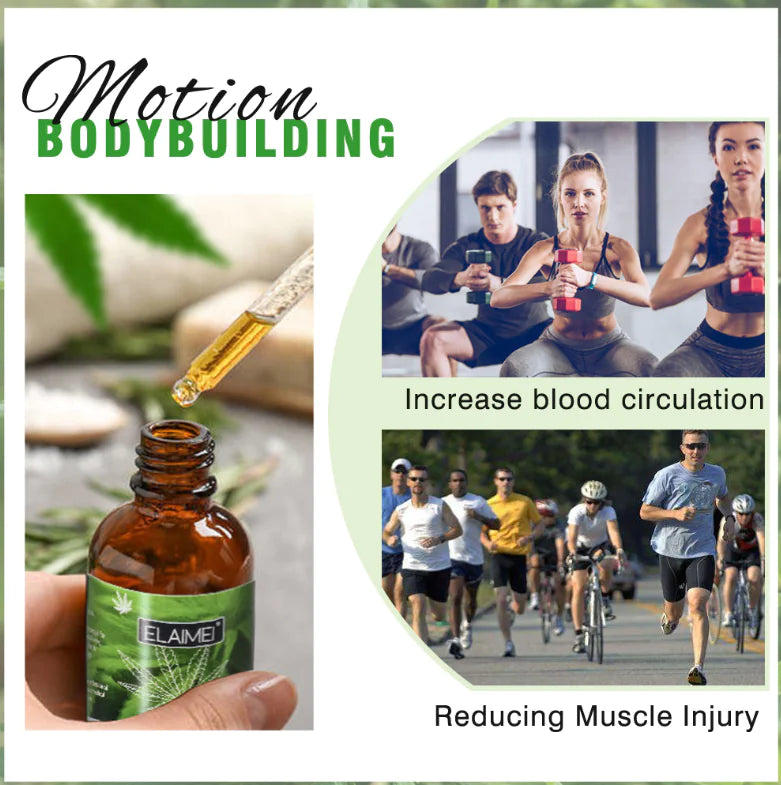 ELAIMEI Hemp Seed Oil for Stress Relief and Sleep