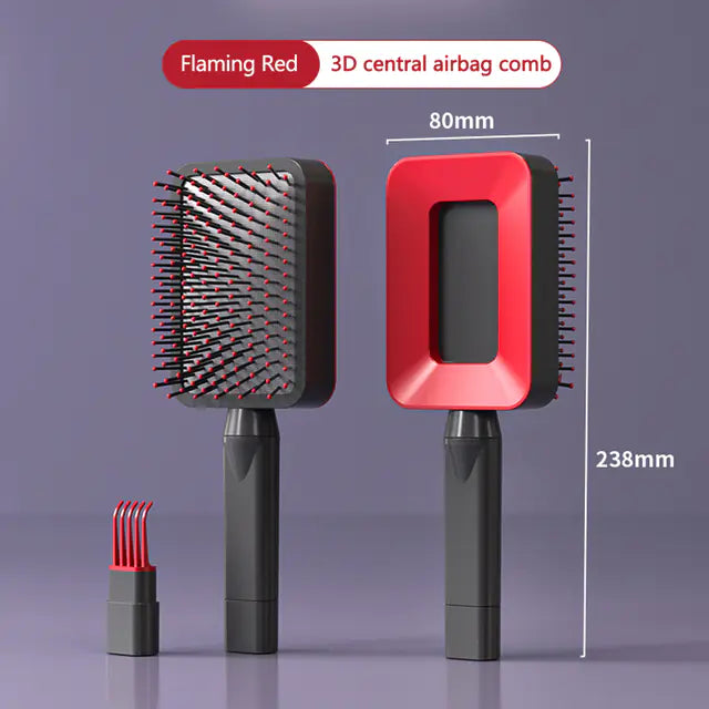 Air Cushion Hair Cleaning Comb for Long Hair