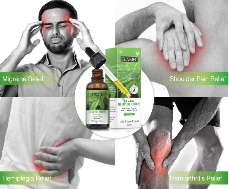 ELAIMEI Hemp Seed Oil for Stress Relief and Sleep