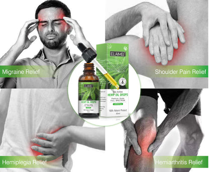 ELAIMEI Hemp Seed Oil for Stress Relief and Sleep