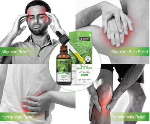 ELAIMEI Hemp Seed Oil for Stress Relief and Sleep